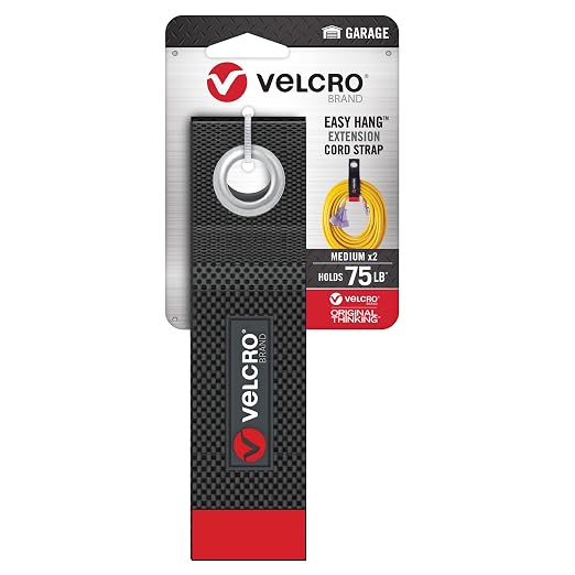Velcro Brand Heavy Duty Extension Cord Holder Organizer | Holds 75 Pounds - Image 8