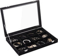 Frebeauty Velvet Jewelry Tray, 12 Grid Jewelry Organizer by Frebeauty