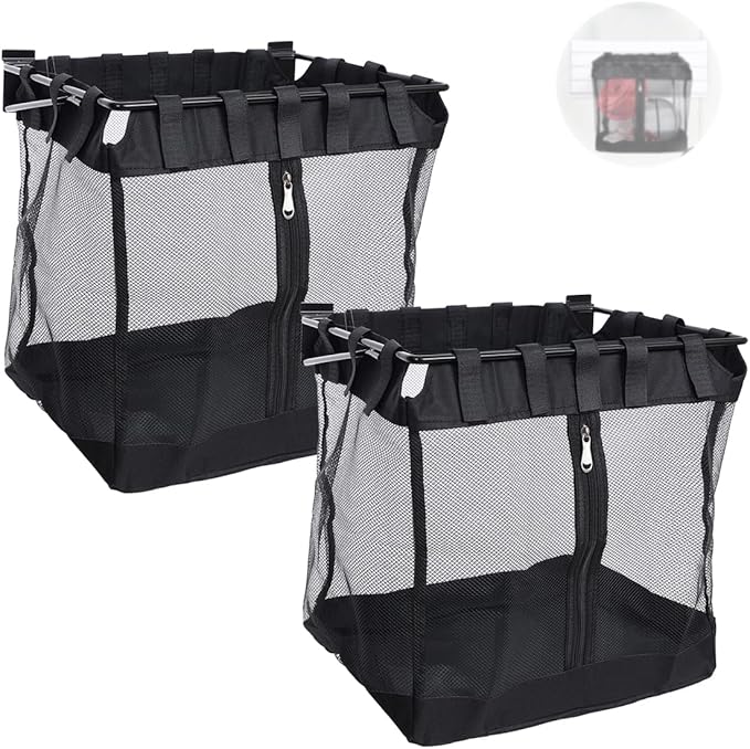 2Pcs Large Slatwall Baskets Mesh Slatwall Baskets by zjdbset