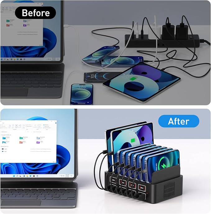 USB Charging Station, 150W 16 Port USB a Charging Station - Image 7