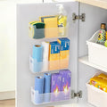 3 Pcs Kitchen Cabinet Door Organizer, Adhesive Mount Inside Cabinet Door Storage by Unknown