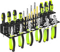 Screwdriver Holder Wall Mount, Heavy Duty Metal Utility Bit Organizer by TUSPEU
