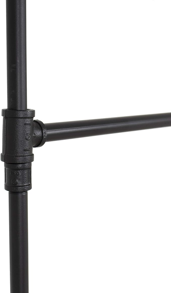 Industrial Pipe Double Rail Clothing Rack by William Robert's Vintage - Image 7