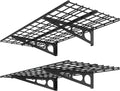 FLEXIMOUNTS 2 Pack 2x4ft Garage Shelving, Wall Shelf Garage Storage Rack by FLEXIMOUNTS