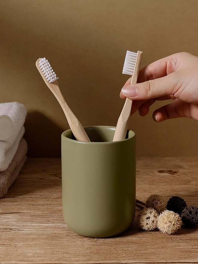 INGOFIN 3 Pcs Ceramic Bathroom Accessory Set - Image 7