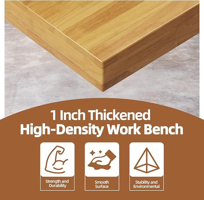48" Adjustable Workbench, Work Bench Table - Image 3