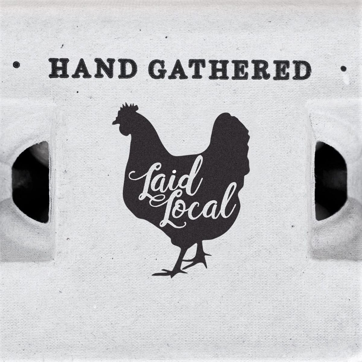 Printed Farm Fresh Egg Cartons - Holds Up to XL Chicken Eggs (25, Hen)