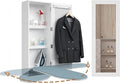 Wall Mount Ironing Board Cabinet, Built in Swivel Ironing Board Folding by Facilehome