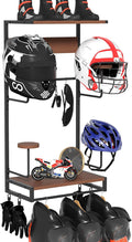 Motorcycle Helmet Holder Wall Mount, Rustic Helmet Rack by GHWMYD