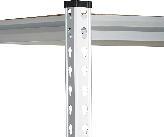 Amazon Basics Medium Duty Storage Shelving Double Post Press Board 5 Tier Shelf - Image 5