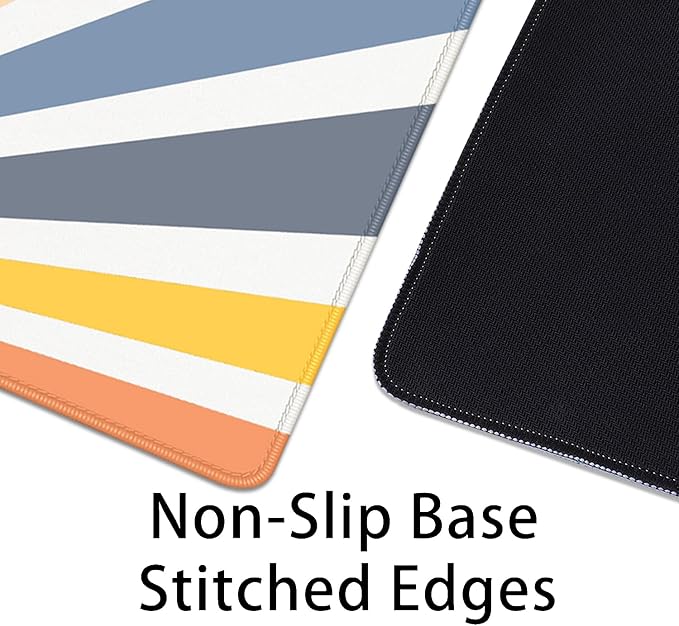 Straight Sun Rays Mouse Pad, XL Sunlight Mousepad Desk Pad - Image 6