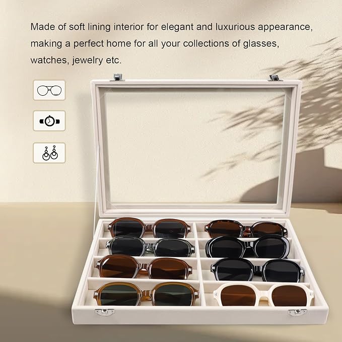 Stratalife Sunglasses Organizer Sunglass Display Tray Jewelry Tray - Image 3