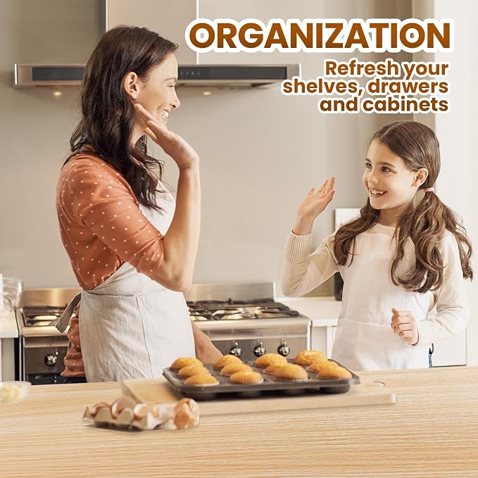 Drawer Shelf Liner for Kitchen Cabinets Non-Adhesive, Non Slip Shelf Paper - Image 7