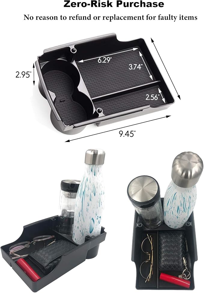 Jaronx Compatible with Tesla Model X/S Center Console Organizer, Armrest - Image 7