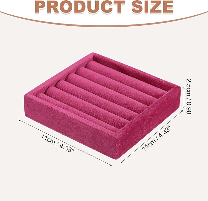 uxcell Stackable Jewelry Storage Tray, Jewelry Tray Drawer Organizer, Small - Image 2