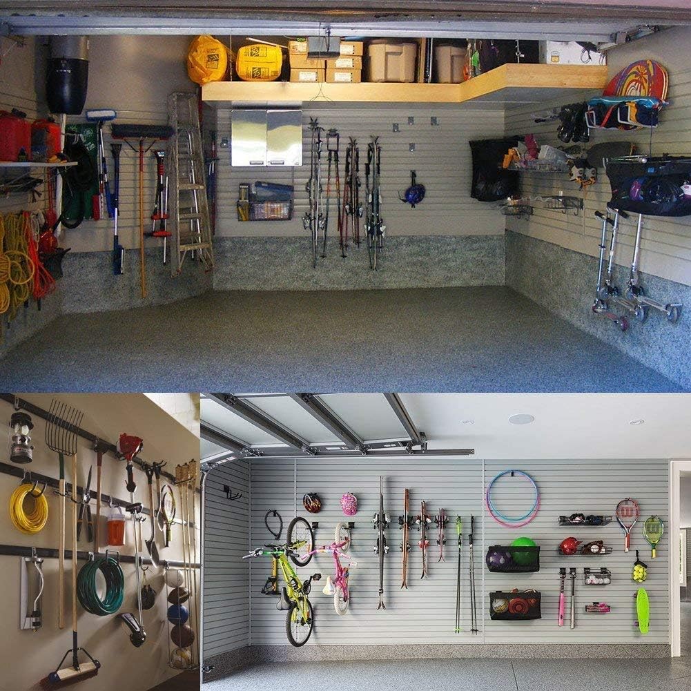 Garage Hooks, 12 Pack Wall Storage Hook Includes 2 Extension Cord