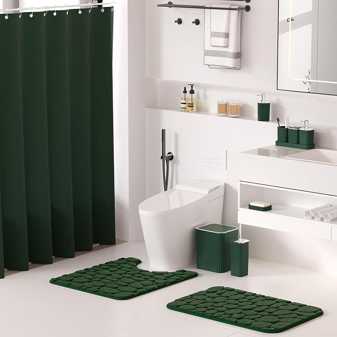 Bathroom Set- 25PC Green Bathroom Sets, Bathroom Set - Image 2