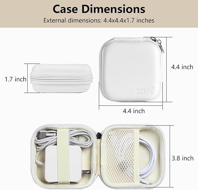 Charger Case for Macbook, Portable Tech Electronic Organizer Bag, Travel - Image 2