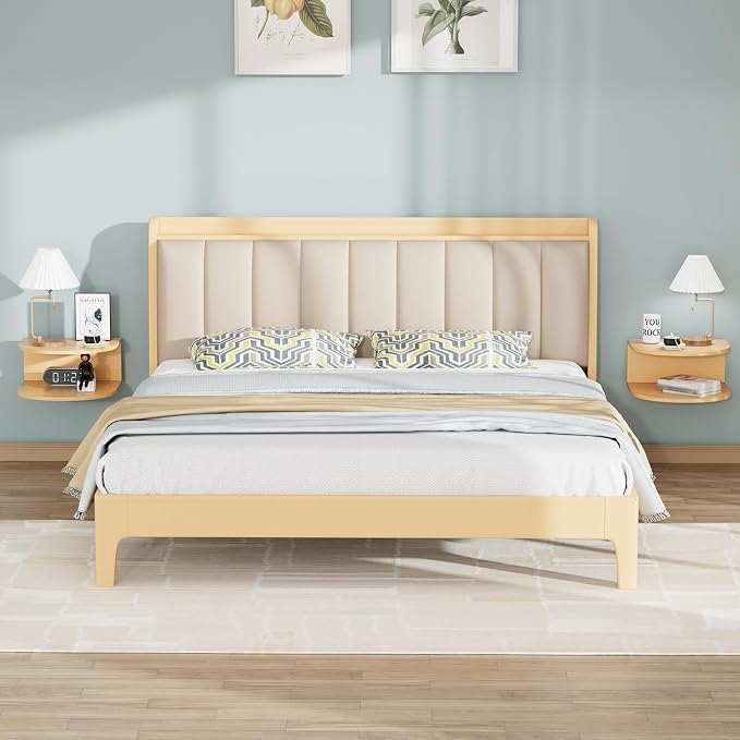 Bamboo Floating Nightstand - Image 8