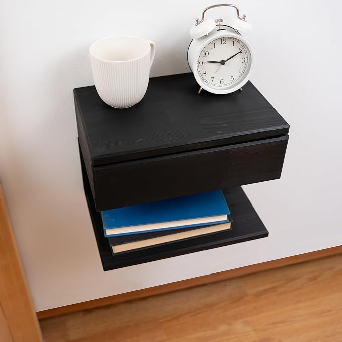 Floating Nightstand Side Accent or End Table - Image 4