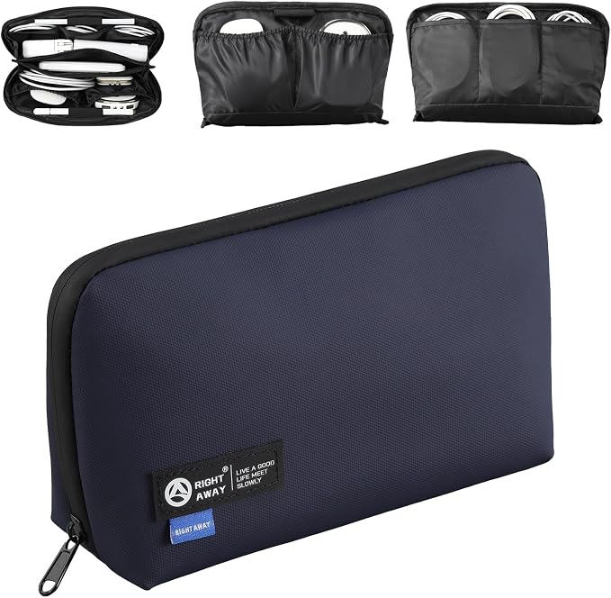 RIGHT AWAY Travel Tech Pouch，Waterproof Cord Case，Electronics Organizer Travel by Unknown