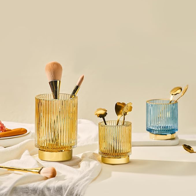 Makeup Brush Holder Organizer, Toothbrush Holders, Desk Pen Pencil Holder - Image 7
