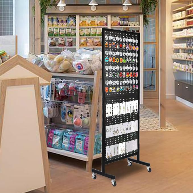 2'x 5' Standing Pegboard Display - Image 3