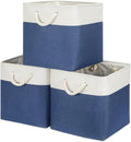 Bidtakay Storage Baskets Large Cube Storage Bins Fabric Baskets by BidtakayBaskets