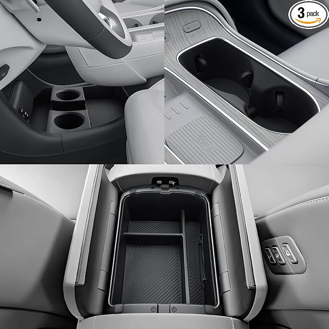 CDEFG 3Pcs for 2026 Hyundai Palisade Center Console Organizer for 2026 Hyundai by CDEFG