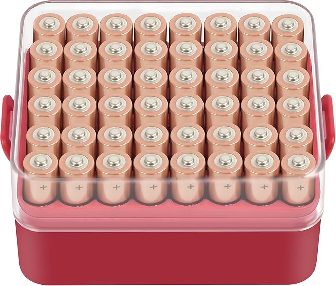 ALCYON Battery Organizer Storage Case, Battery Vault Box Container by ALCYON