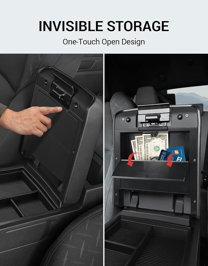 Ecarzo 3PCS Center Console Organizer - Image 4
