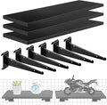 3 Pcs Gridwall Shelf with Metal Brackets, Visualizer, Workbench and Bitchenette by ALFFUN
