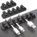 SOULWIT Upgraded Cable Holder, Cable Management Cord Organizer Clips Silicone by SOULWIT