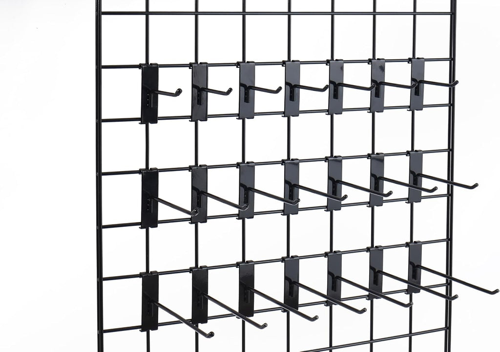 Gridwall Hooks 4 Inch,50PC Display Hooks for Grid Wall, Heavy Duty