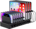 60W Charging Station for Multiple Devices, 10-Port USB Fast Charging Station by Yoodarmx