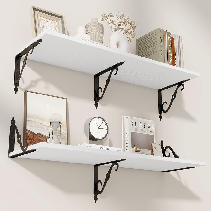 RICHFOCUS 12 Inch Deep Floating Shelves by Unknown