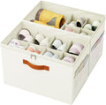 Shoe Organizer for Closet, 2-Pack Foldable Shoe Storage Box with