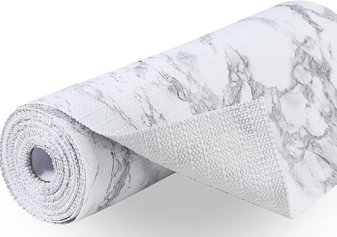 Drawer and Shelf Liner 12 in x 10 FT, Non Adhesive Water Resistant, Easy Clean by Iwtmm