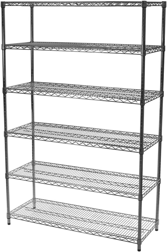 Shelving Inc. 18" d x 30" w x 84" h Chrome Wire Shelving by ShelvingInc