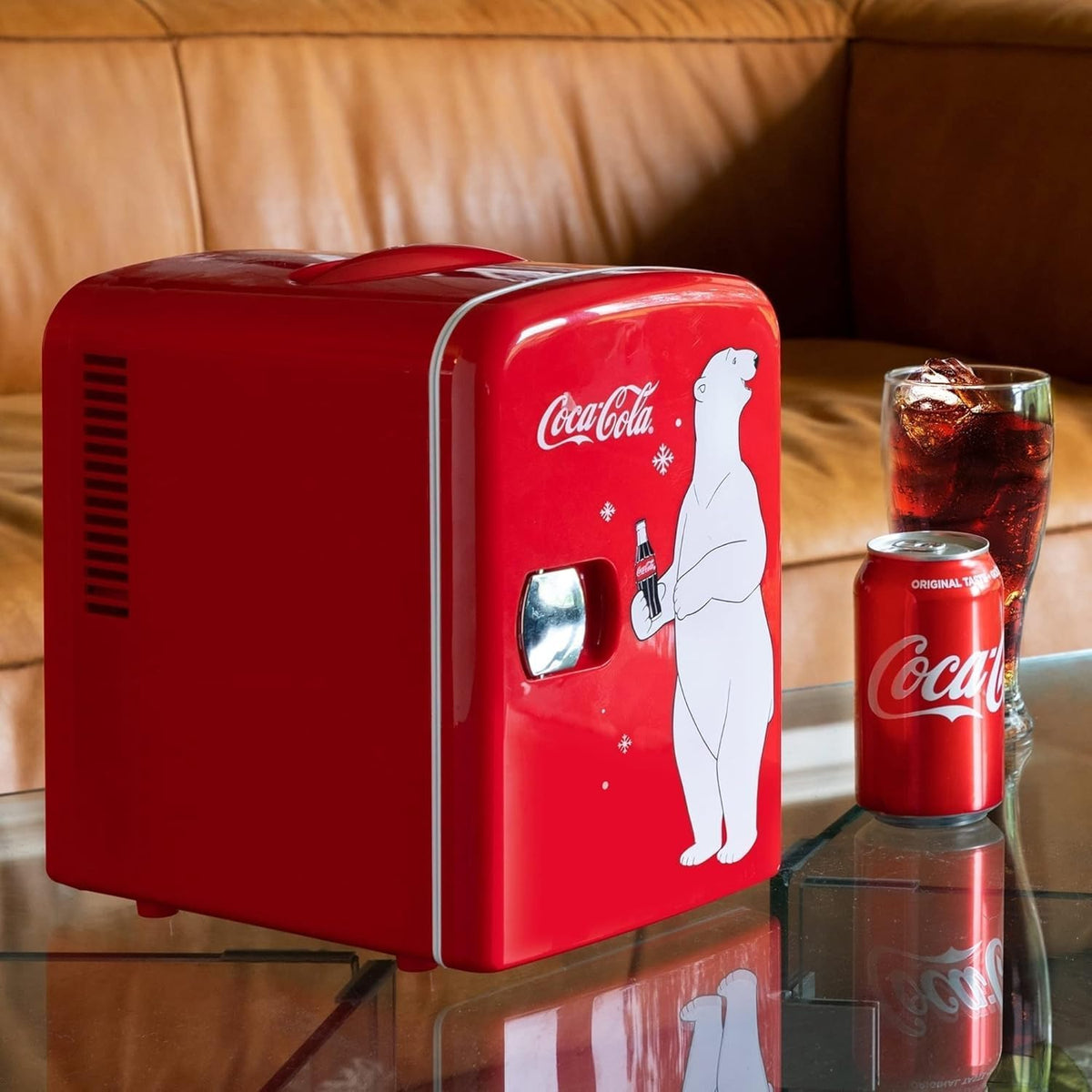 Coca Cola Polar Mini Fridge - Refrigerator for Bedroom Office