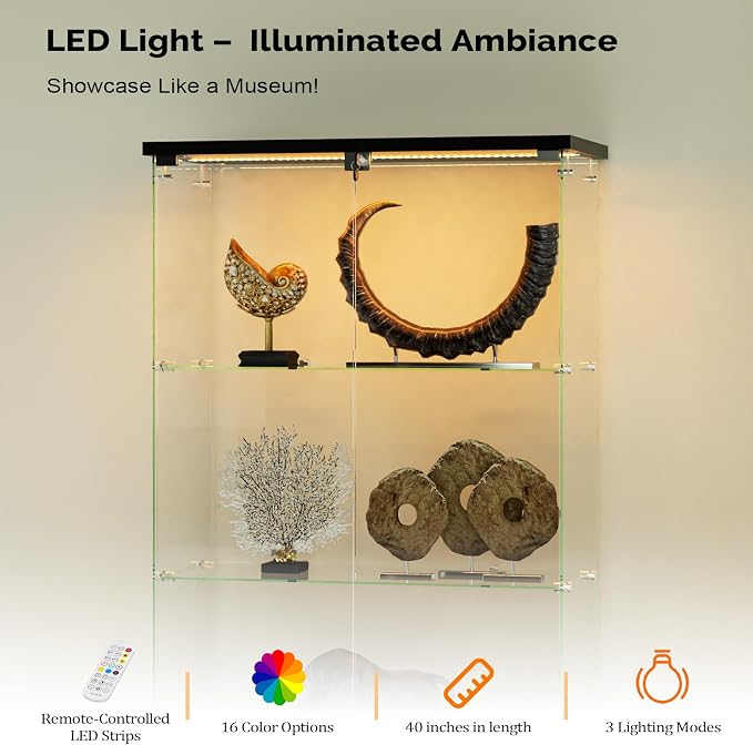 VINGLI Glass Display Cabinet - Image 6