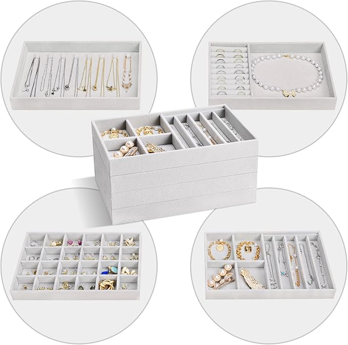ProCase Stackable Jewelry Organizer Trays - Image 5