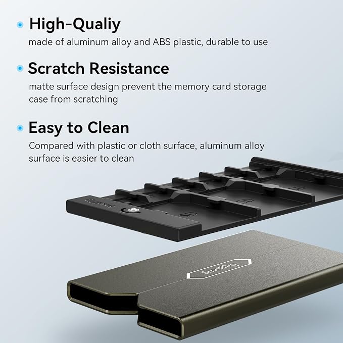 SMALLRIG Memory Card Case Holder Anti-Shock Anti-Fall and Scratch Suitable - Image 4