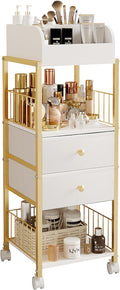 Makeup Organizer Storage Cart, Large Skincare organizers, Makeup Stand by ZQUYAJ