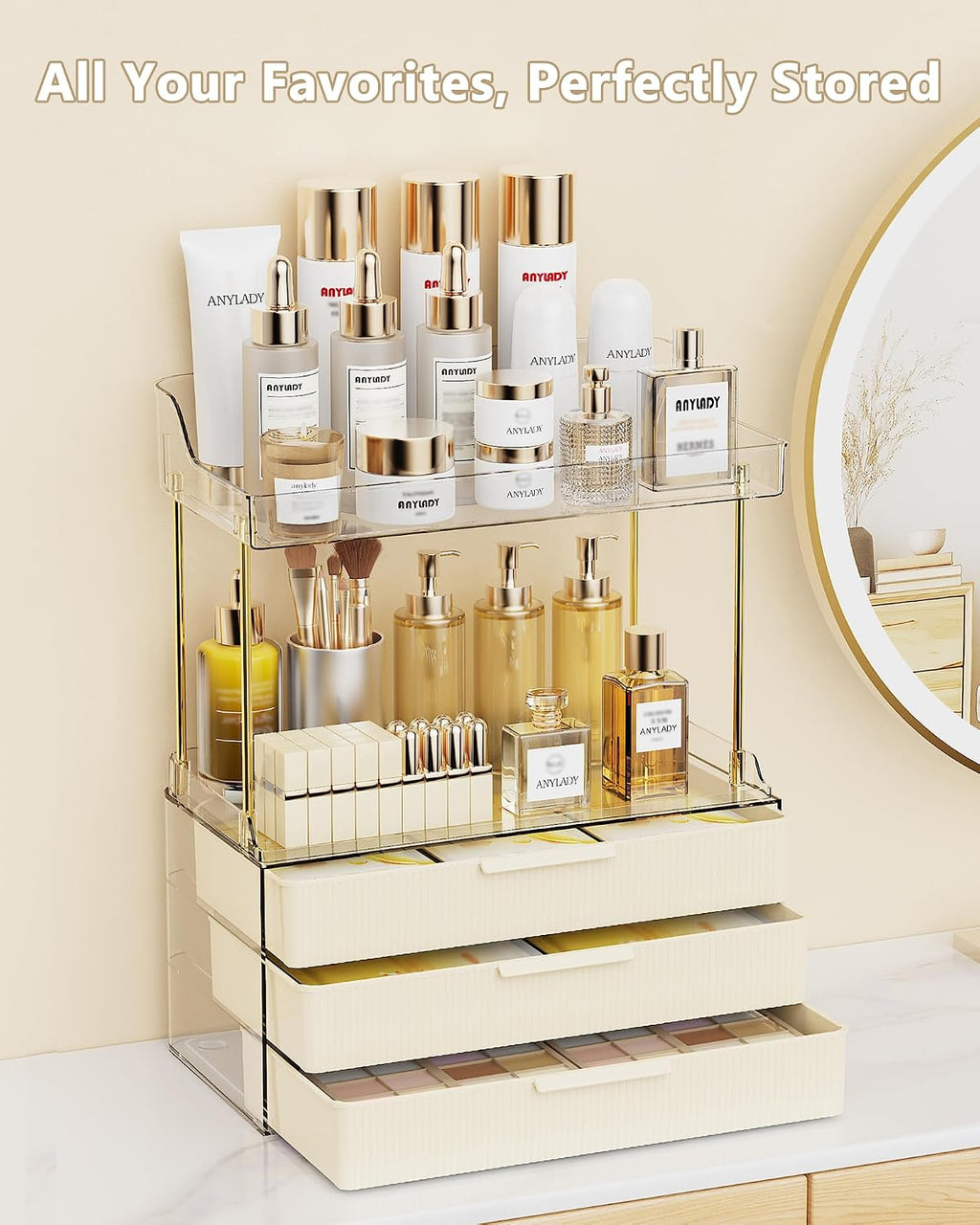 Bathroom Organizers and Storage, Makeup Organizer