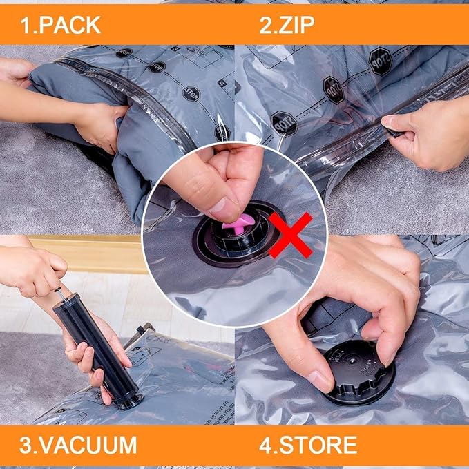 24 Pack Vacuum Storage Bags - Image 4