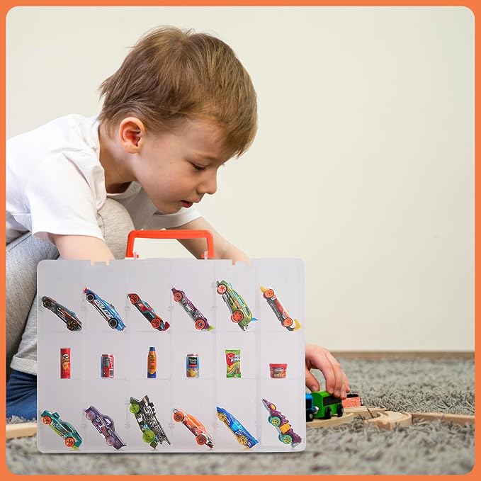 Mini Toy Organizer Box – 48 Compartment Storage Case - Image 4