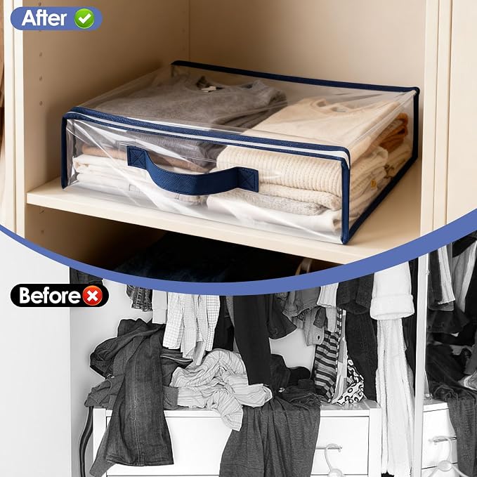 12 Pack Clear Storage Bags - Image 7