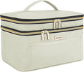 8.8L Double Layer Travel Makeup Bag Women, Large Cosmetic Case, Organizer by BAFAMYE