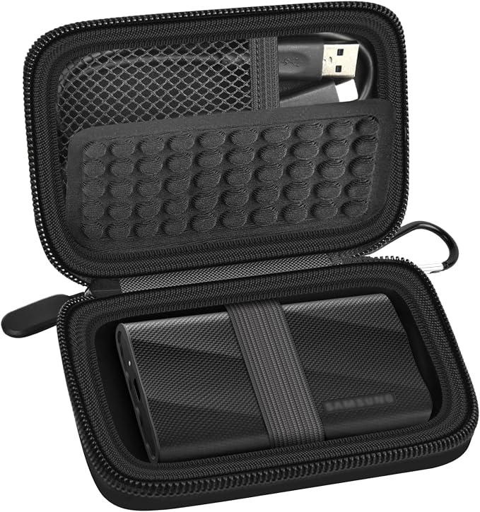 Case Compatible with Samsung T9/ T7/ T7 Shield Portable SSD 1TB 2TB 4TB by GWCASE